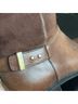 Cole Haan 100% Leather Solid Brown Gold Boots Size 8 1/2 - photo 10
