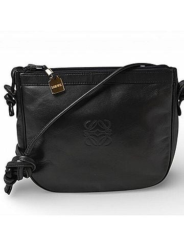 Loewe Loewe shoulder bag, LOEWE Anagram leather, black. (view 2)