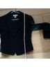 Emanuel Ungaro 55% Silk 45% Linen 100% Acetate Solid Black Blue Blazer Size 8 - photo 8