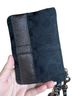 Coach Color Block Graphic Solid Black Gray Silver Wristlet One size - photo 3