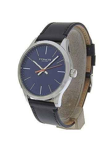 Coach Coach watch CA.118.112.1640, stainless steel, quartz, analog display, blue dial, men's. (view 2)