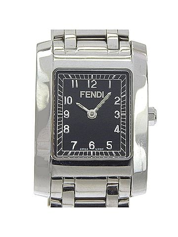 Fendi Fendi Olologi 7000L Stainless Steel Quartz Analog Watch with Black Dial - Women's (view 1)