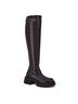 Andrea Black Women's Knee High Combat Boots Size 6 - photo 2