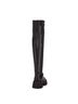 Andrea Black Women's Knee High Combat Boots Size 6 - photo 3