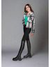 Andrea Black Women's Knee High Combat Boots Size 6 - photo 4