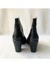 Sigerson Morrison 100% Leather Black Ankle Boots Size 6 1/2 - photo 5