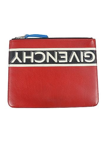 Givenchy GIVENCHY Pouch Second Bag Leather Red Black White Clutch 2107063008158R1 (view 1)