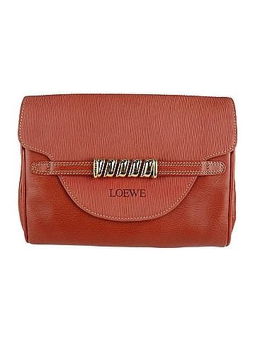 Loewe LOEWE Loewe Velazquez Twist Clutch Bag Leather Vermillion Series Second (view 1)