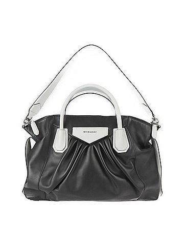 Givenchy GIVENCHY Givenchy Antigona soft medium handbag leather black white silver metal fittings 2WAY shoulder bag tote (view 1)