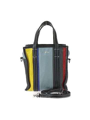 Balenciaga BALENCIAGA Bazar Shopper XS Handbag 513989 Lamb Leather Multicolor Shoulder Bag Tote 2404073007015R1 (view 1)