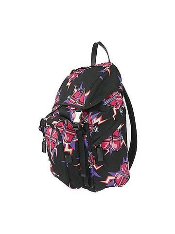 Prada PRADA Prada Frankenstein Backpack Universal Studios Collaboration Backpack/Daypack 2VZ135 Nylon Black Fuchsia R2415073007063 (view 2)