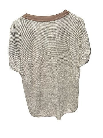 Lafayette 148 New York Short Sleeve Blouse (view 2)