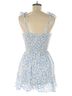 Lily Rose 100% Rayon Blue White Romper Size XL - photo 2
