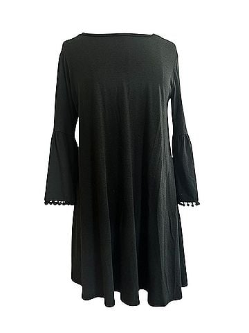 Johnny Was Calme Pom Pom Bell Sleeve Casual Dress (view 2)