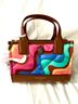 Kurt Geiger 100% Nylon Print Multi Color Leather Tote One size - photo 4
