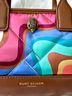 Kurt Geiger 100% Nylon Print Multi Color Leather Tote One size - photo 3