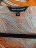 Unique Spectrum 100% Cotton Floral Orange Button-Down Shirt Size 2X - photo 3