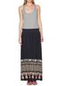 Johnny Was Print Black Evan Maxi Skirt Size M - photo 2