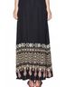 Johnny Was Print Black Evan Maxi Skirt Size M - photo 3