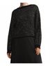 Z Supply Print Black Isabelle Sequin Sweater Size S - photo 2