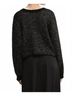 Z Supply Print Black Isabelle Sequin Sweater Size S - photo 3