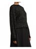 Z Supply Print Black Isabelle Sequin Sweater Size S - photo 4