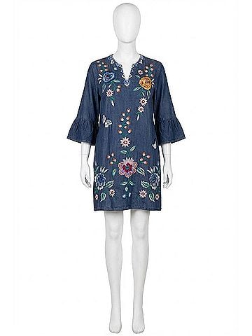 Johnny Was Ruffle Sleeve Dress Taymia (view 1)