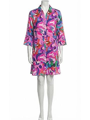 Johnny Was Ruffle Slip Dress (view 1)