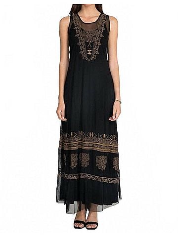 Johnny Was Tapiwa Mesh Maxi Dress (view 2)