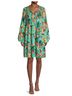 Johnny Was Floral Multi Color Tulum Mini Dress Size L - photo 3