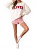 Z Supply Graphic Brown Oversized Lover Sweatshirt Size M - photo 2