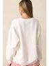 Z Supply Graphic Brown Oversized Lover Sweatshirt Size M - photo 3