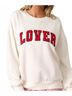 Z Supply Graphic Brown Oversized Lover Sweatshirt Size M - photo 4