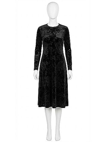 Johnny Was Embossed Stretch Velvet Dress (view 1)