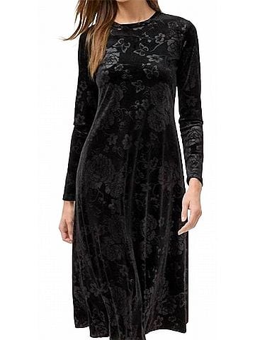 Johnny Was Embossed Stretch Velvet Dress (view 2)