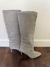 Guess 100% Suede Silver Gray Boots Size 6 1/2 - photo 4
