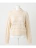 Z Supply Print White Cento Cable Sweater Size XS - photo 1