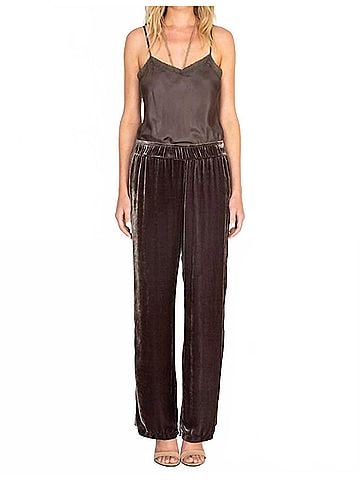 Johnny Was Ravi Wide Leg Velvet Pant (view 2)