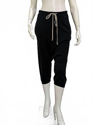 Rick Owens Women's Cropped Drawstring Pants (view 2)