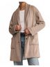 Z Supply Solid Brown Lennon Heathered Coat Size XS - photo 2