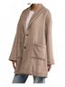Z Supply Solid Brown Lennon Heathered Coat Size XS - photo 4