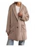 Z Supply Solid Brown Lennon Heathered Coat Size XS - photo 5