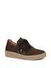 Gabor Solid Brown Women's Bow Suede Sneaker Size 7 1/2 - photo 3