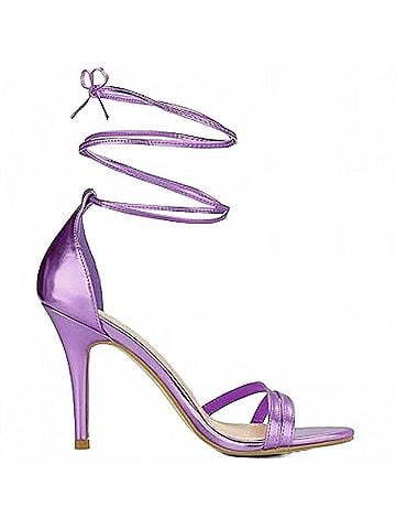 Allegra K Women's Open Toe Lace Up Stiletto 4" Heels Sandals (view 1)
