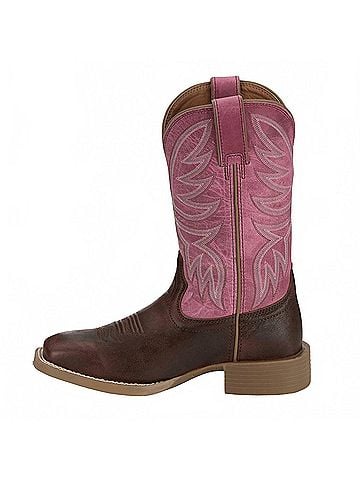 Justin Women's Buffalo Vamp Buffalo Top Cowgirl Boot - Medium (view 2)