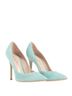 Gianvito Rossi 100% Suede Teal Heels Size EU 37 - photo 2