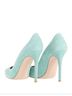 Gianvito Rossi 100% Suede Teal Heels Size EU 37 - photo 3