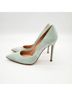 Gianvito Rossi 100% Suede Teal Heels Size EU 37 - photo 4