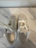 Tory Burch Ivory Tan White Sneakers Size 10 1/2 - photo 3