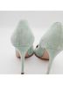 Gianvito Rossi 100% Suede Teal Heels Size EU 37 - photo 12